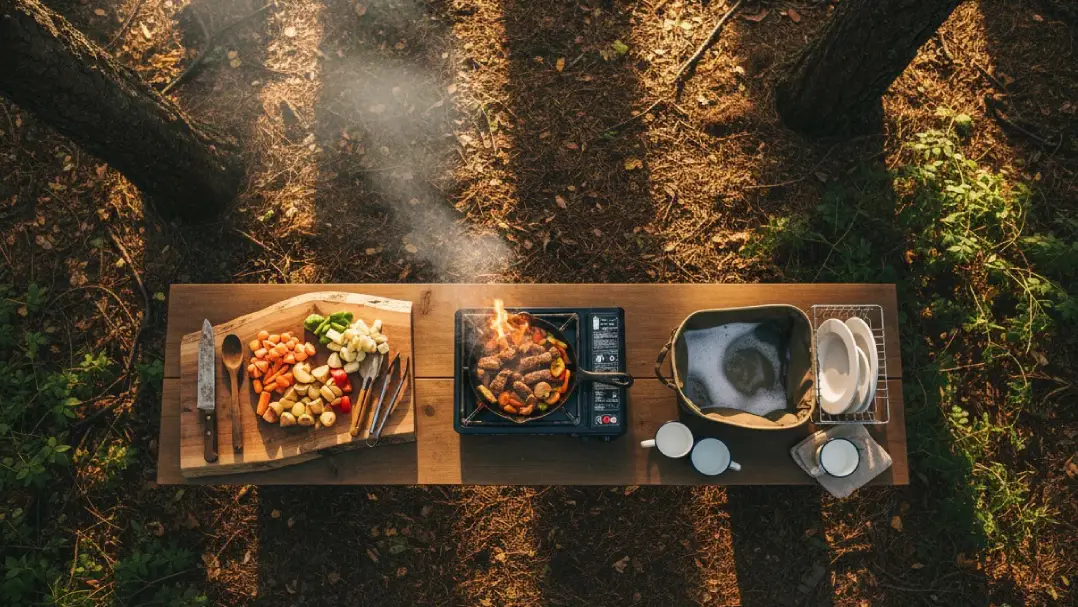 Best Camp Kitchen Setup 2026 — How to Cook Real Food Outdoors Without Losing Your Mind