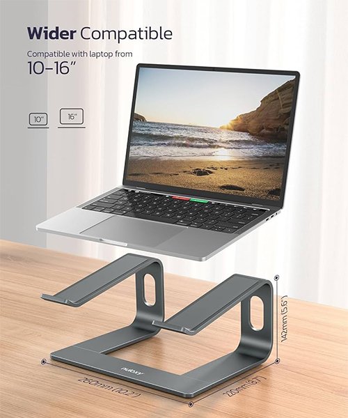 Product 3 Monitor Stand or Laptop Riser — Vivo Adjustable or Nulaxy Laptop Stand